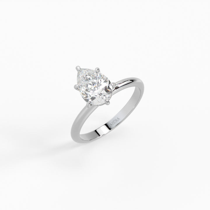 Pear soliatire ring 1.80 ct