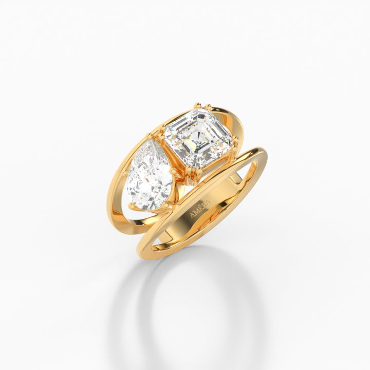 Eclipse Duet Ring 3.0ct