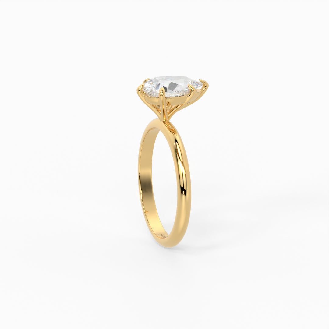 Pear soliatire ring 1.80 ct