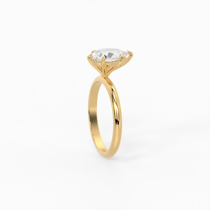 Pear soliatire ring 1.80 ct