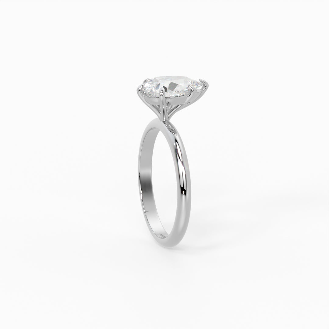 Pear soliatire ring 1.80 ct
