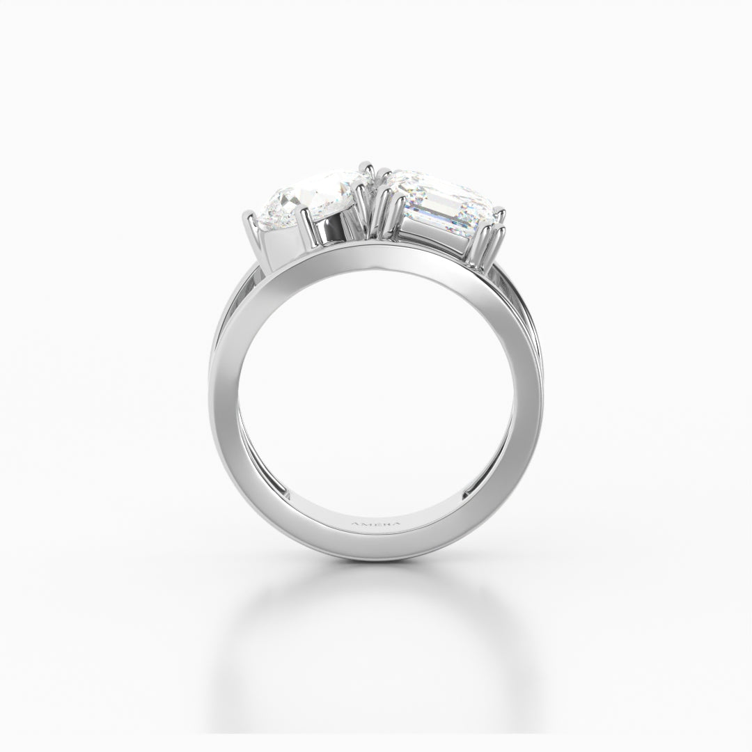 Eclipse Duet Ring 3.0ct