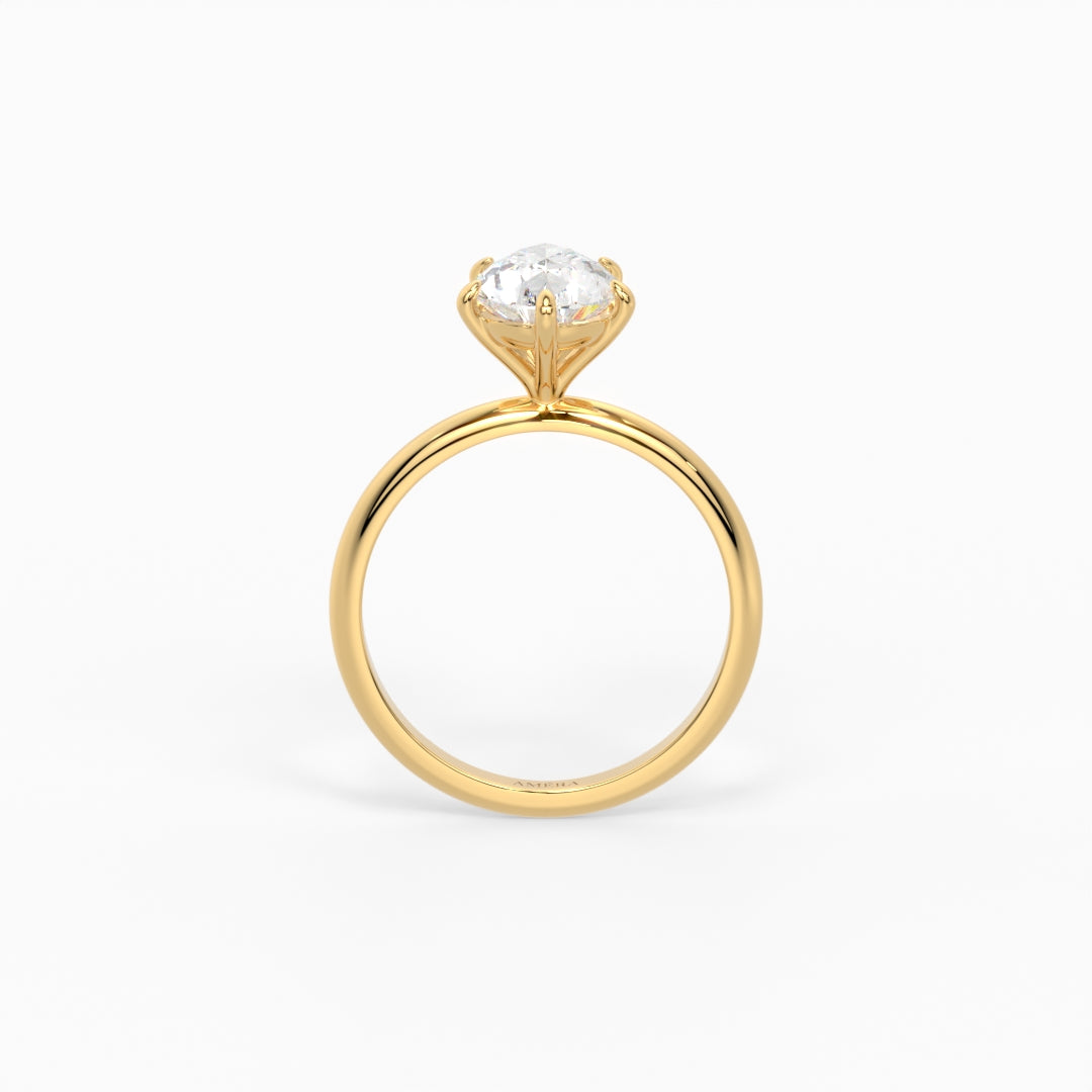 Pear soliatire ring 1.80 ct