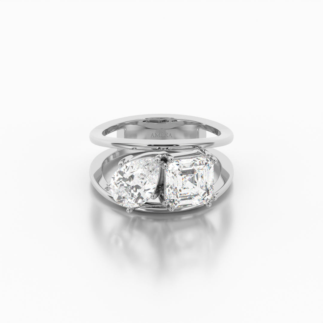 Eclipse Duet Ring 3.0ct