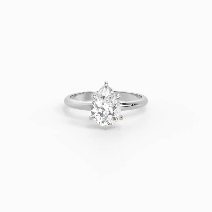 Pear soliatire ring 1.80 ct