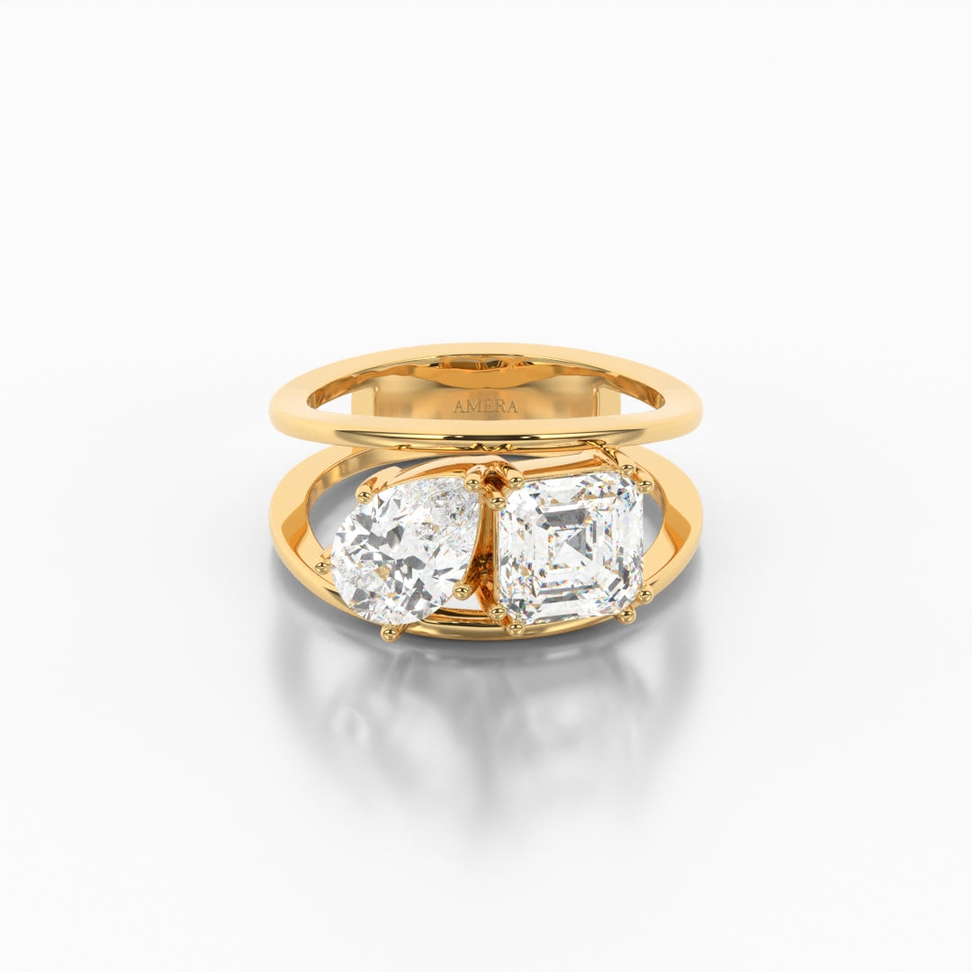 Eclipse Duet Ring 3.0ct