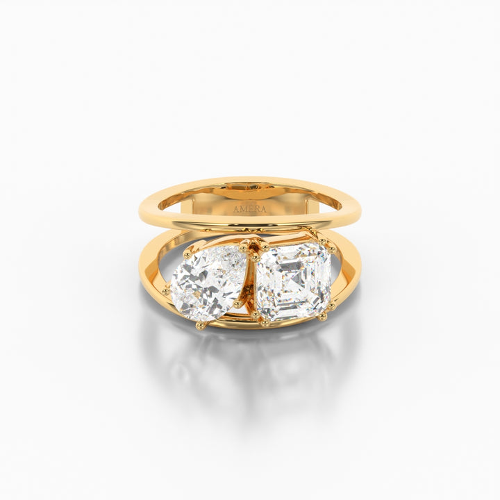 Eclipse Duet Ring 3.0ct