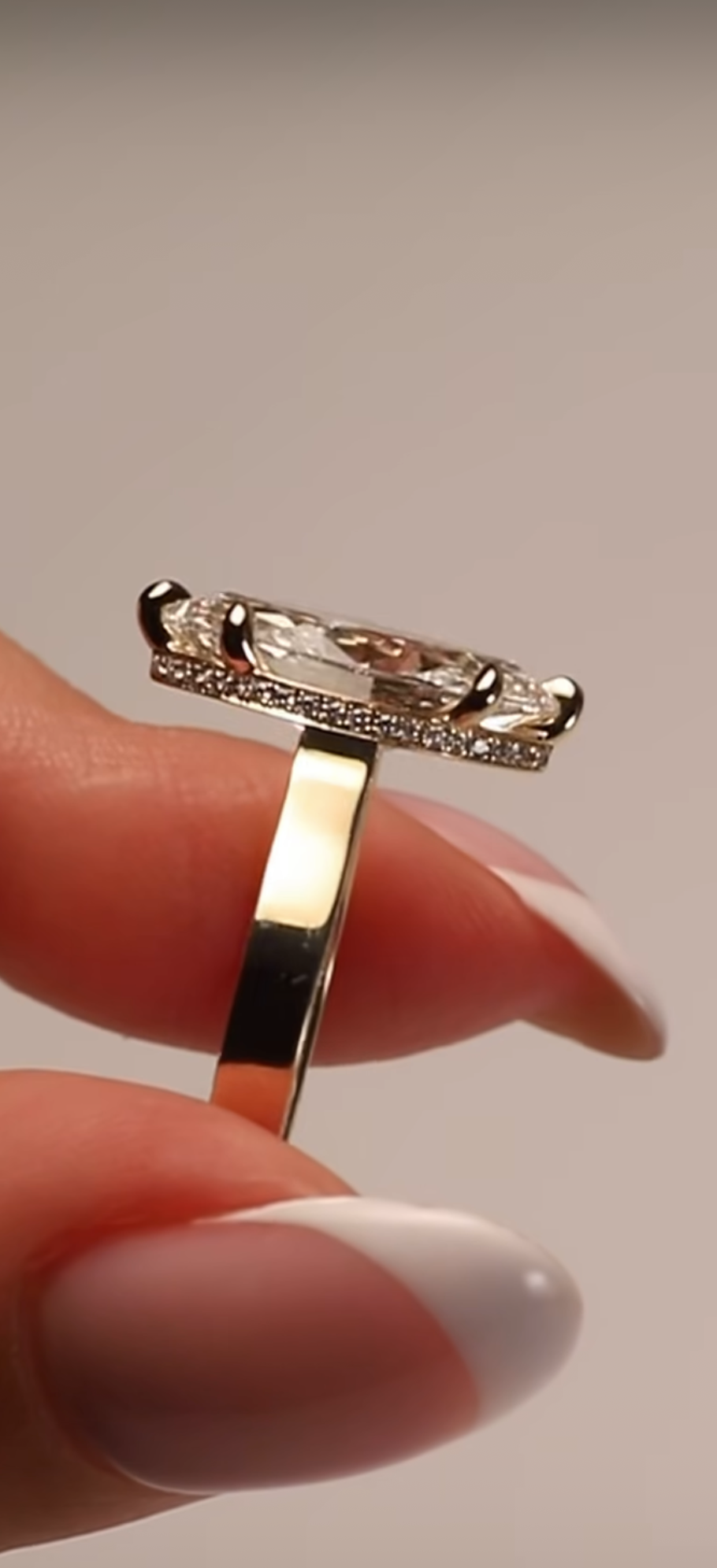 3 Ct Marquise on Regalia Band