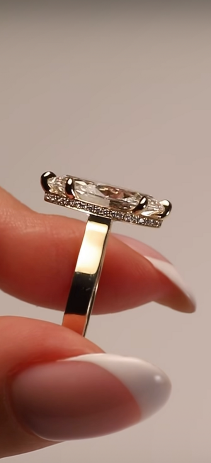 3 Ct Marquise on Regalia Band