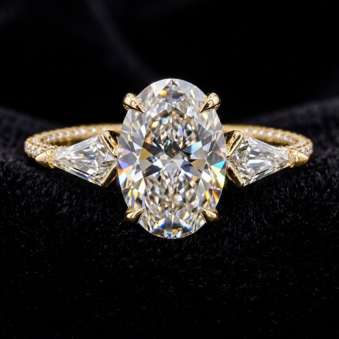 3.5 Ct Oval Solitaire ring